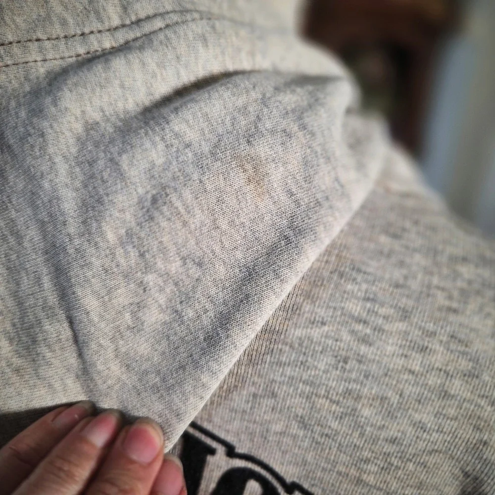 True Religion‎ Zip Up Hoodie Mens 3XL Grey World Tour Buddha Logo Distressed Y2K